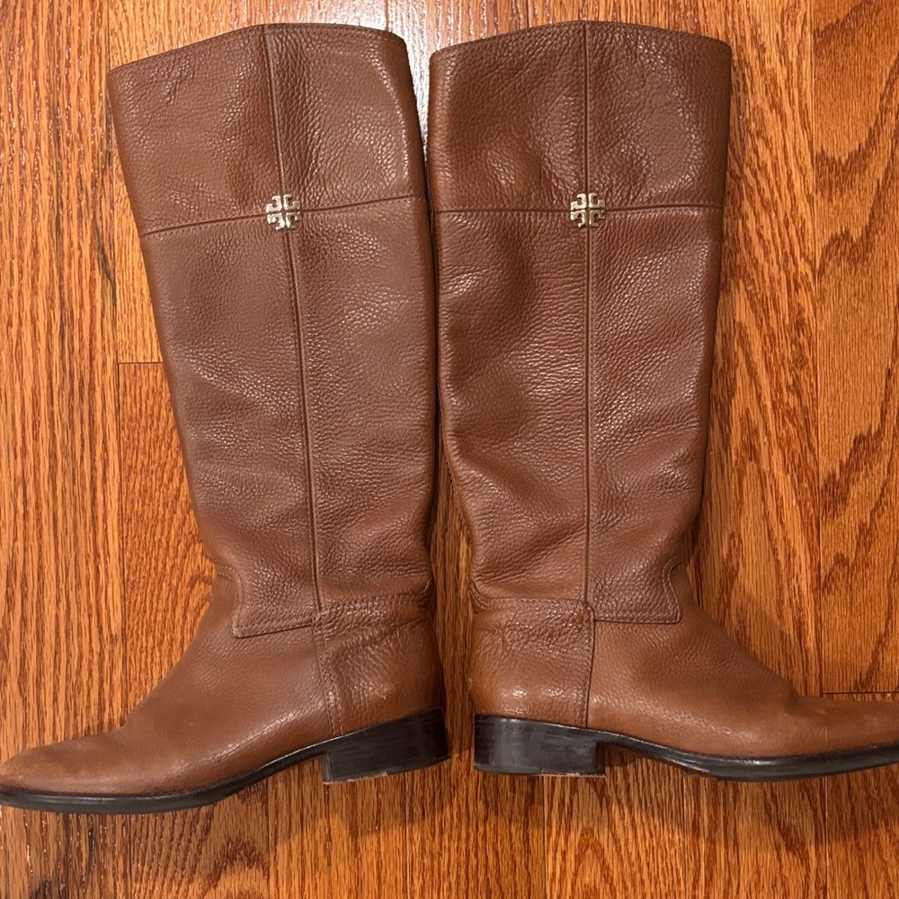 Tory Burch Brown Heeled Boots